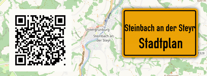 Stadtplan Steinbach an der Steyr