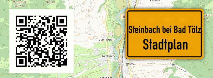 Stadtplan Steinbach bei Bad Tölz