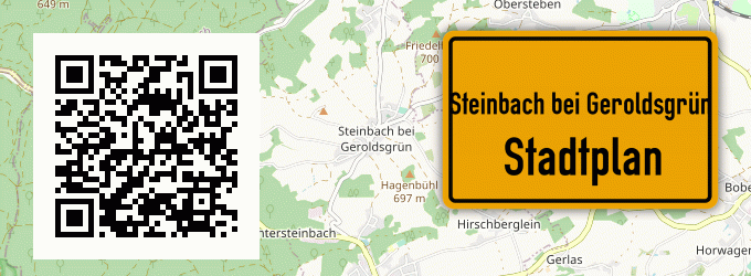 Stadtplan Steinbach bei Geroldsgrün