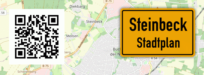 Stadtplan Steinbeck, Nordheide