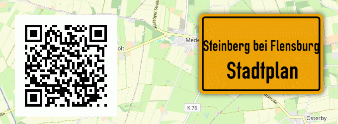 Stadtplan Steinberg bei Flensburg