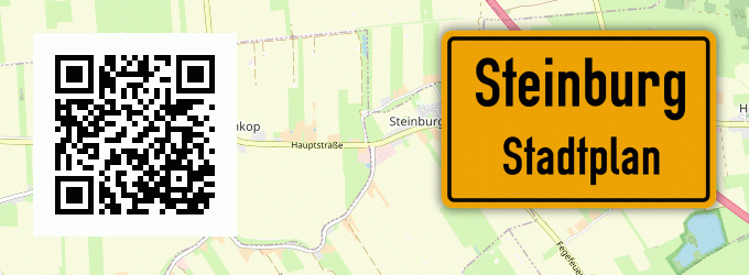 Stadtplan Steinburg, Kreis Stormarn