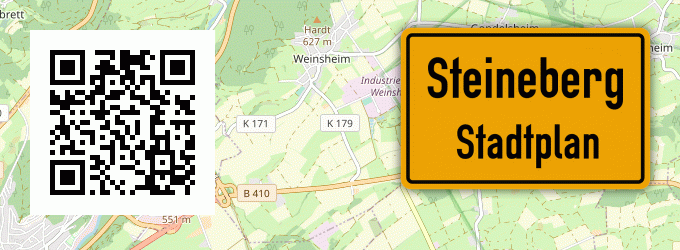 Stadtplan Steineberg, Eifel