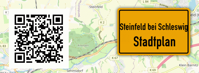 Stadtplan Steinfeld bei Schleswig