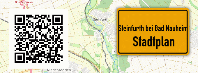Stadtplan Steinfurth bei Bad Nauheim