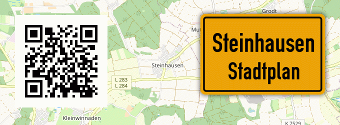 Stadtplan Steinhausen, Kreis Friesland