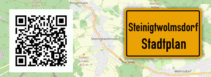 Stadtplan Steinigtwolmsdorf