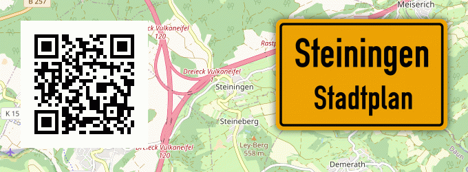 Stadtplan Steiningen