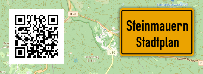 Stadtplan Steinmauern