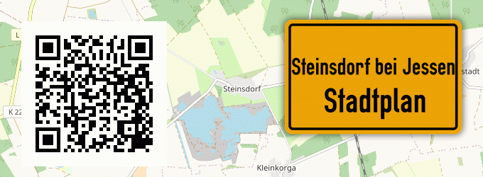 Stadtplan Steinsdorf bei Jessen, Elster