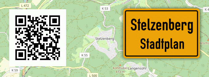 Stadtplan Stelzenberg, Pfalz