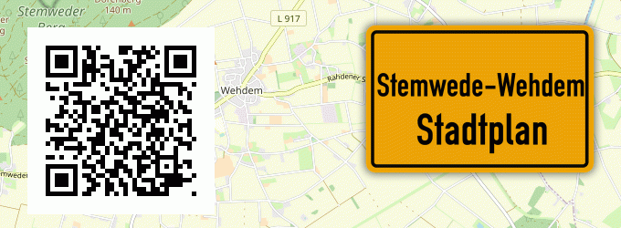 Stadtplan Stemwede-Wehdem
