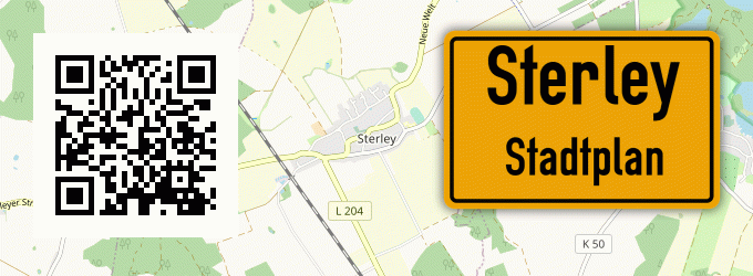 Stadtplan Sterley