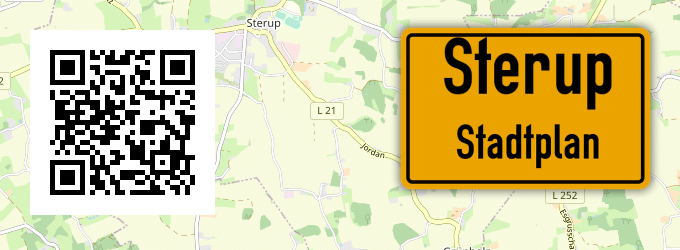 Stadtplan Sterup