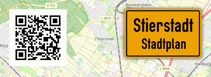 Stadtplan Stierstadt, Taunus