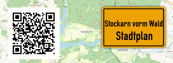 Stadtplan Stockarn vorm Wald