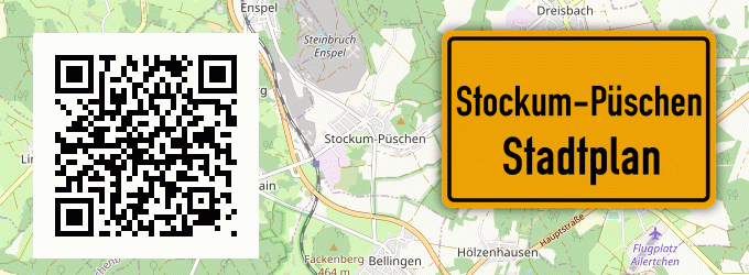 Stadtplan Stockum-Püschen