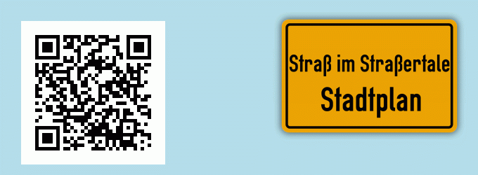 Stadtplan Straß im Straßertale