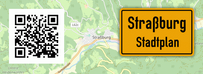 Stadtplan Straßburg