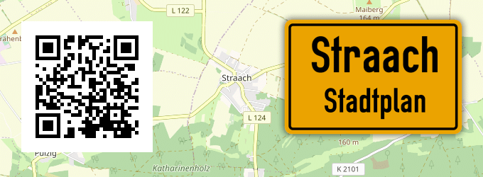 Stadtplan Straach