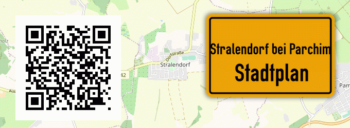 Stadtplan Stralendorf bei Parchim