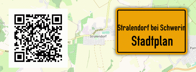 Stadtplan Stralendorf bei Schwerin