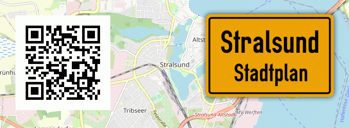 Stadtplan Stralsund