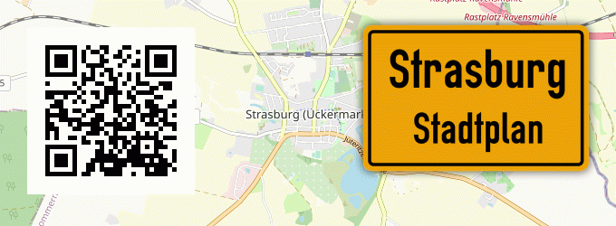 Stadtplan Strasburg