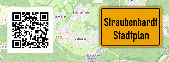 Stadtplan Straubenhardt
