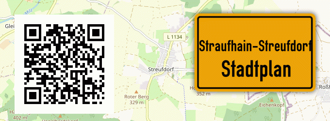 Stadtplan Straufhain-Streufdorf