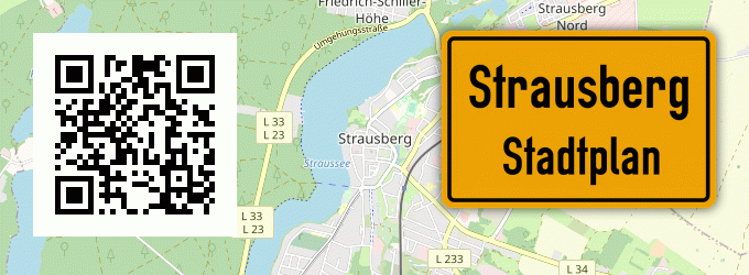 Stadtplan Strausberg