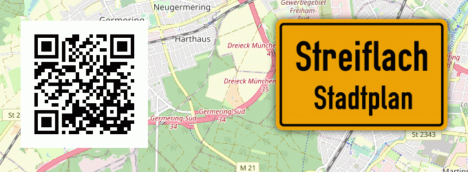 Stadtplan Streiflach