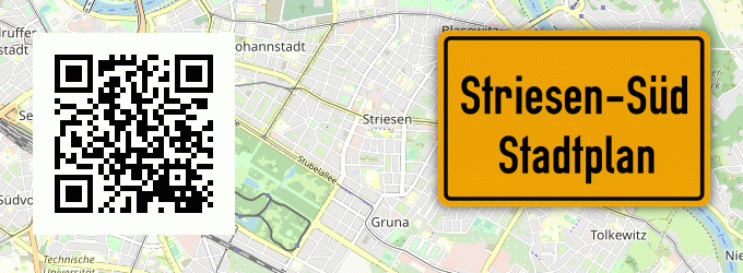 Stadtplan Striesen-Süd