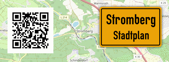Stadtplan Stromberg, Westfalen