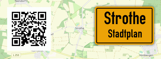 Stadtplan Strothe, Waldeck