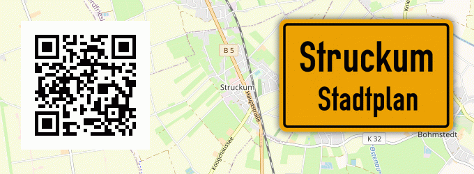 Stadtplan Struckum