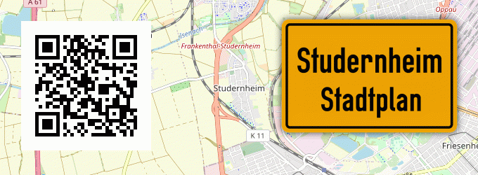 Stadtplan Studernheim