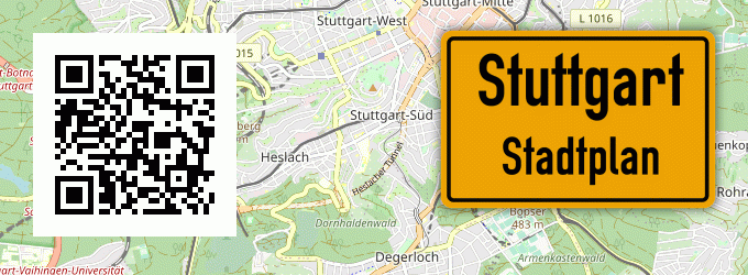 Stadtplan Stuttgart