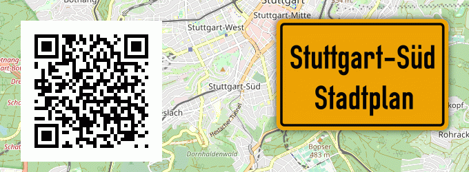 Stadtplan Stuttgart-Süd