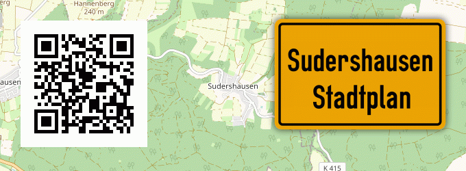 Stadtplan Sudershausen