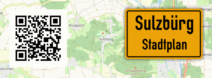 Stadtplan Sulzbürg, Oberpfalz