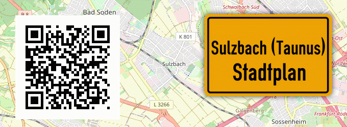 Stadtplan Sulzbach (Taunus)
