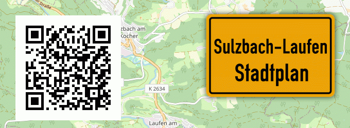 Stadtplan Sulzbach-Laufen