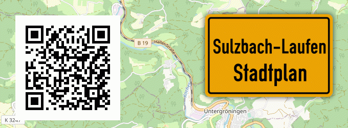 Stadtplan Sulzbach-Laufen