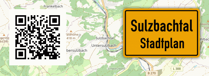 Stadtplan Sulzbachtal