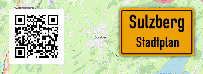 Stadtplan Sulzberg, Allgäu