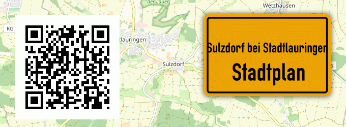 Stadtplan Sulzdorf bei Stadtlauringen