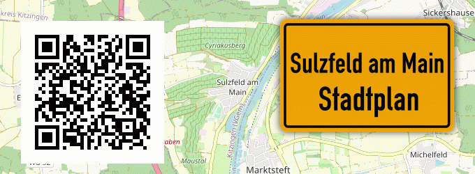 Stadtplan Sulzfeld am Main