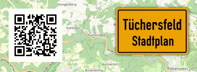 Stadtplan Tüchersfeld