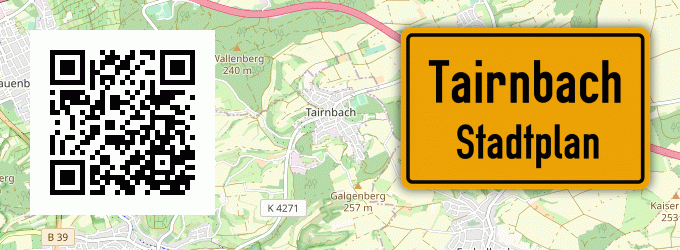 Stadtplan Tairnbach